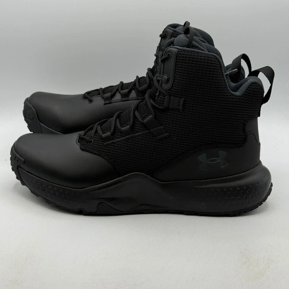 Under Armour Micro G Valsetz Shoes Mens Size 13 Black Black Tactical 3028316-001